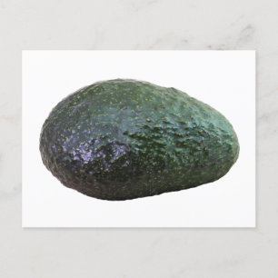 Cartão Postal Fruta verde-escura Avocado Foto de vida estática