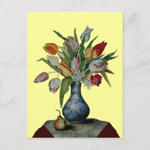 CARTÃO POSTAL FRUTAS DA ESTAÇÃO - TULIPAS