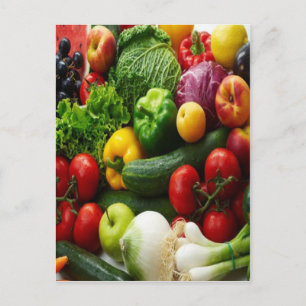 CARTÃO POSTAL FRUTAS E PRODUTOS HORTÍCOLAS