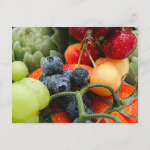 Cartão Postal Frutas e produtos hortícolas