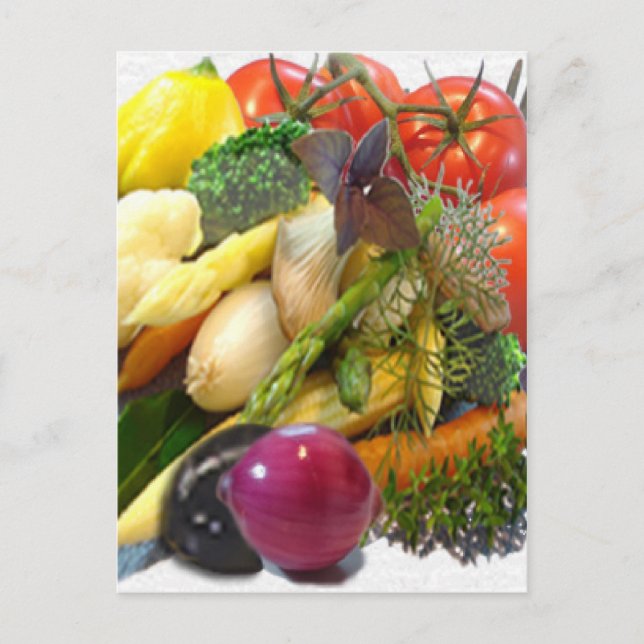 CARTÃO POSTAL FRUTAS E PRODUTOS HORTÍCOLAS (Frente)