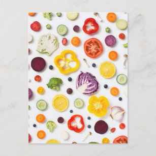 Cartão Postal Frutas e produtos hortícolas