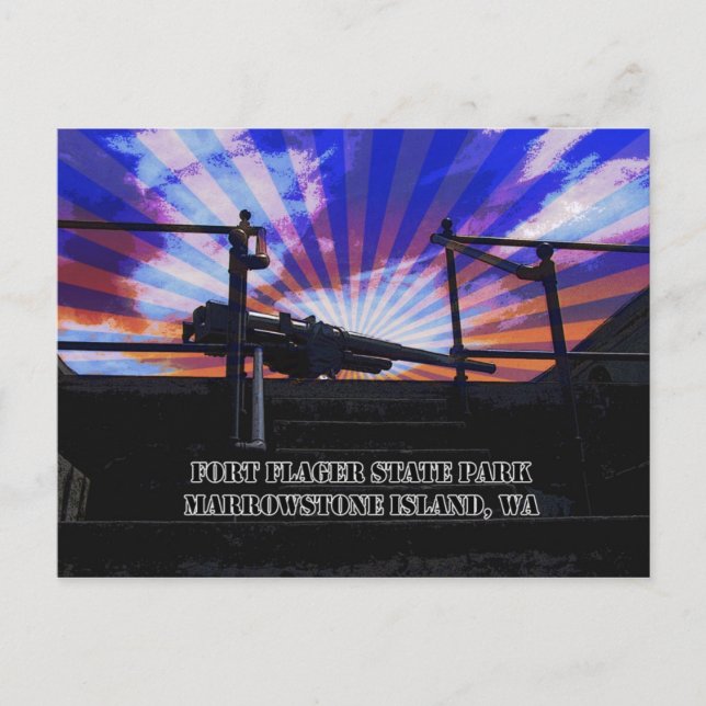 Cartão Postal Ft Flagler State Park (Frente)