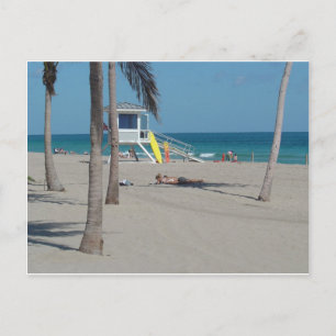 Cartão Postal Ft Lauderdale Beach Lifeguard Stand