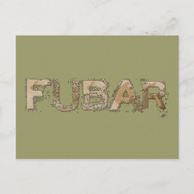 CARTÃO POSTAL FUBAR (Frente)