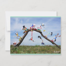 Cartão Postal Fubby's die aan het Skaten zijn.