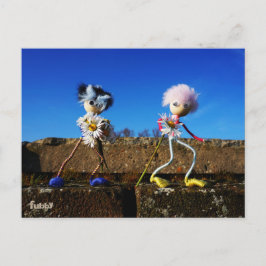 Cartão Postal Fubby's die elkaars valentijn zijn.