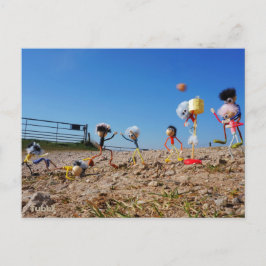 Cartão Postal Fubby's die korfballen, winnen of verliezen.