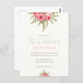 Cartão Postal Fuchsia Dream