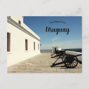 Cartão Postal Fuerte Artigas Montevidéu Uruguai