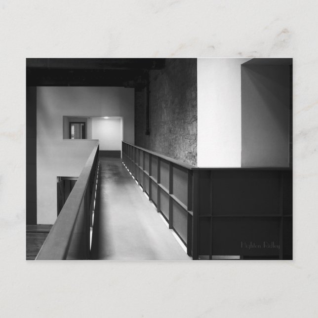 Cartão Postal Fuga arquitetônica - Abstrato Fine Art (Frente)