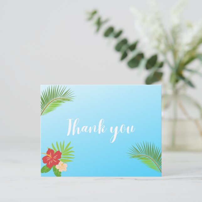 Cartão Postal Fuga da Ilha em Branco (Em pé/Frente)