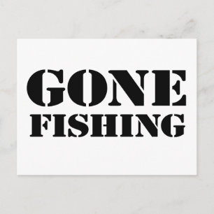 Cartão Postal Fuga da pesca