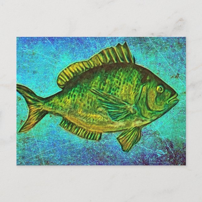 Cartão Postal Fuga da pesca (Frente)