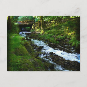 Cartão Postal Fuga de Wahkeena Falls, OU