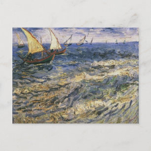 Cartão Postal Fuga em Saintes-Maries por Vincent van Gogh