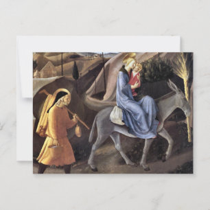 Cartão Postal Fuga para o Egito por Fra Angelico