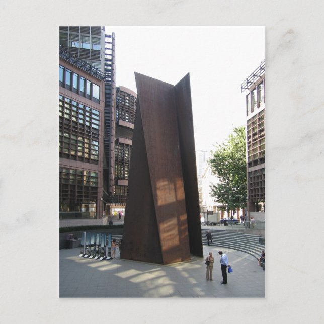 Cartão Postal Fulcrum (1987) de Richard Serra , é uma especialid (Frente)
