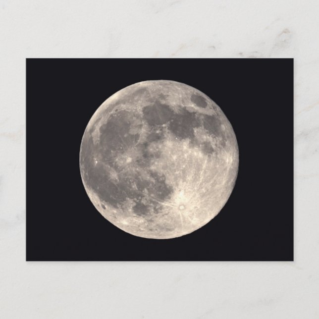 Cartão Postal Full Moon Postcard (Frente)