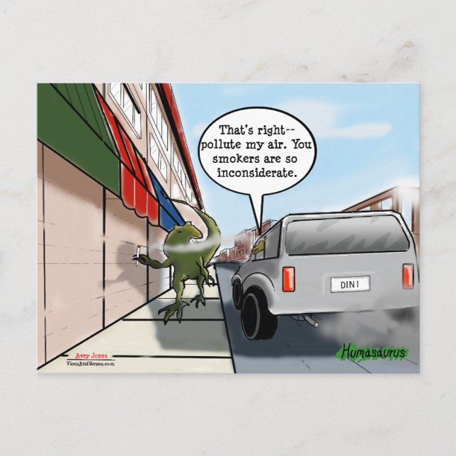 Cartão Postal Fumante Inconsiderável? (Frente)