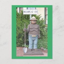 Cartão Postal Fumar o Urso na Rota 66
