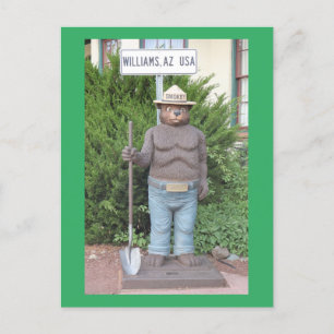 Cartão Postal Fumar o Urso na Rota 66