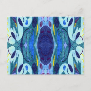 Cartão Postal Fumos azuis