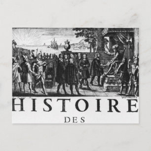 Cartão Postal Fundação de Luís XIV, rei da França