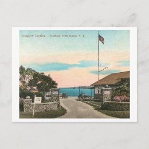 Cartão Postal Fundadores Aterrissagem, Southold, Long Island NY 