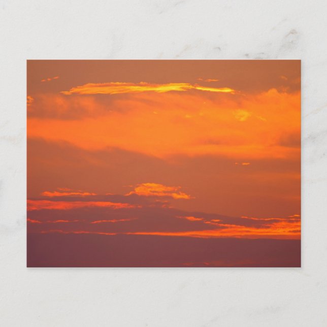 Cartão Postal Fundo de céu colorido. (Frente)