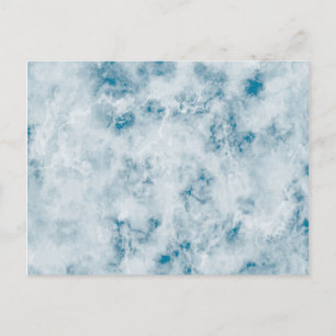 Cartão Postal Fundo de Textura Azul Marble
