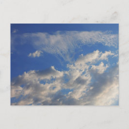 Cartão Postal Fundo do céu azul.