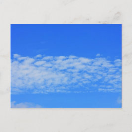 Cartão Postal Fundo do céu azul.
