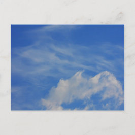 Cartão Postal Fundo do céu azul.