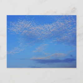 Cartão Postal Fundo do céu azul.