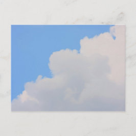 Cartão Postal Fundo do céu azul.