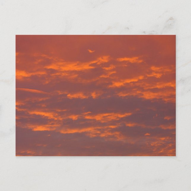 Cartão Postal Fundo do céu colorido. (Frente)
