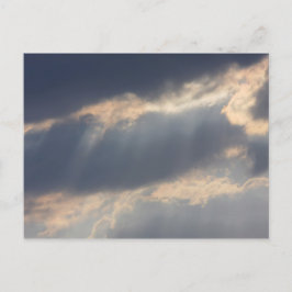 Cartão Postal Fundo do céu com nuvens de trovoada.