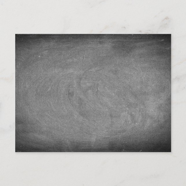 Cartão Postal Fundo do quadro negro da Cinza (Frente)