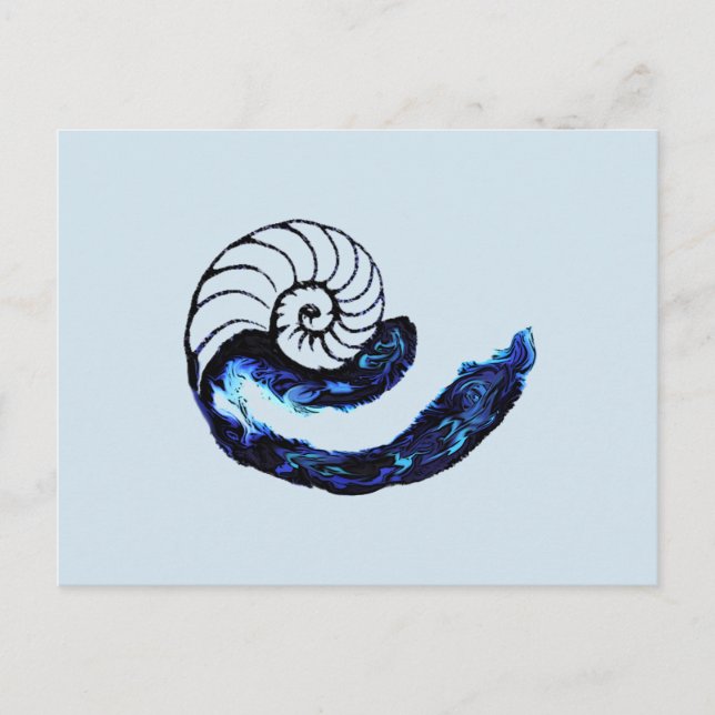 Cartão Postal Fundo Personalizável Preto Órfão de Tatuagem Cosim (Frente)