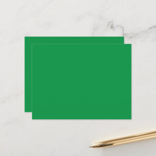 Cartão Postal Fundo Verde com Borda Branca para o Aest Moderno