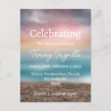 Funeral do Pôr do Sol Colorido na Praia