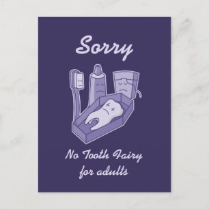 Cartão Postal Funeral dos dentes