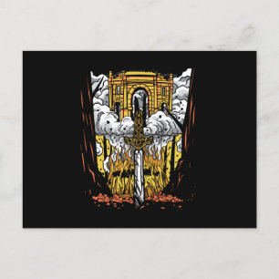 Cartão Postal Funeral Viking