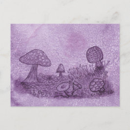 Cartão postal Fungi Meadow