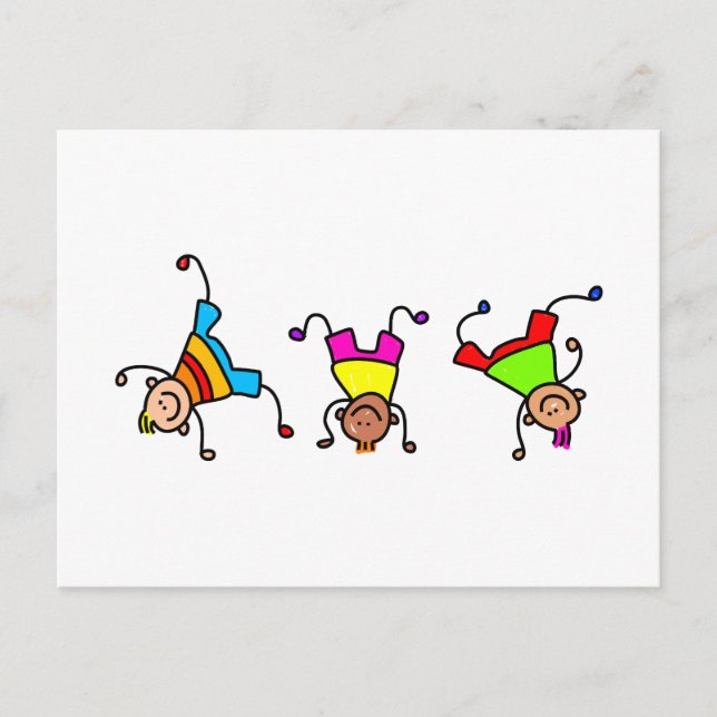 Cartão Postal Funky Kids (Frente)