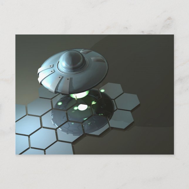 Cartão postal Funky Saucer 2 (Frente)