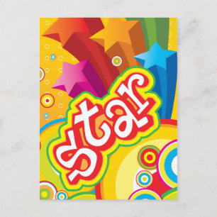 Cartão postal Funky Star