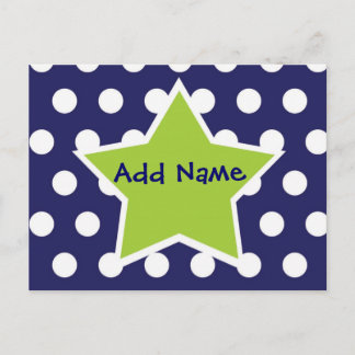 Cartão Postal Funky Star Faça você mesmo Obrigado Cartaz