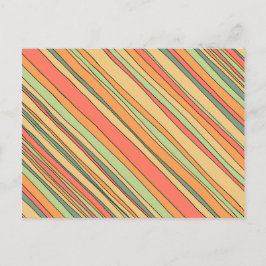 Cartão postal Funky Stripes
